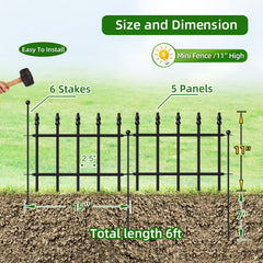 FOREHOGAR stake close-up showing sturdy metal and deep-ground grip