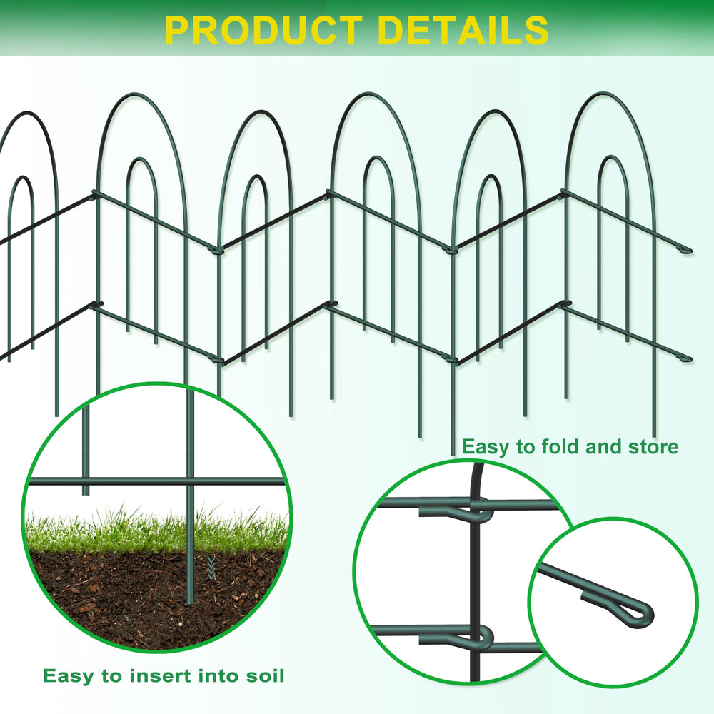 FOREHOGAR fence folded flat for compact storage and convenient transport