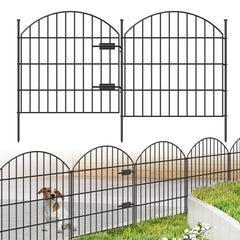 FOREHOGAR front view of gate and four panels showing assembled kit benefit