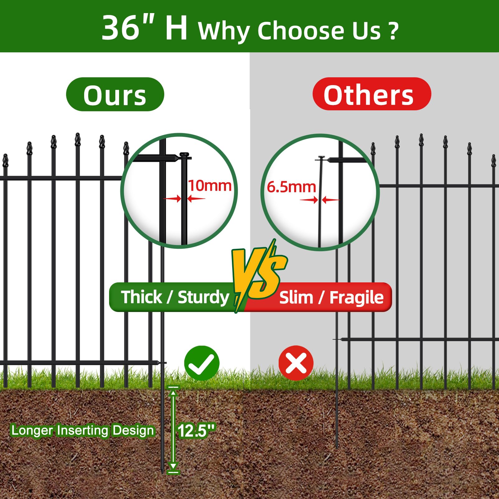 FOREHOGAR installed around flowerbed demonstrating quick no-dig setup benefit