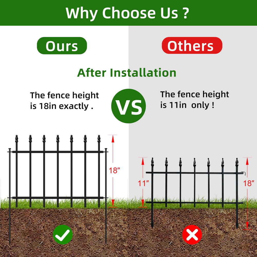 FOREHOGAR fence installed along lawn edge showing tidy garden definition