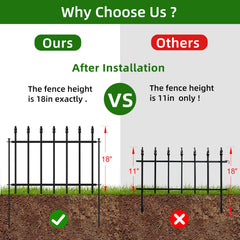 FOREHOGAR fence installed along lawn edge showing tidy garden definition