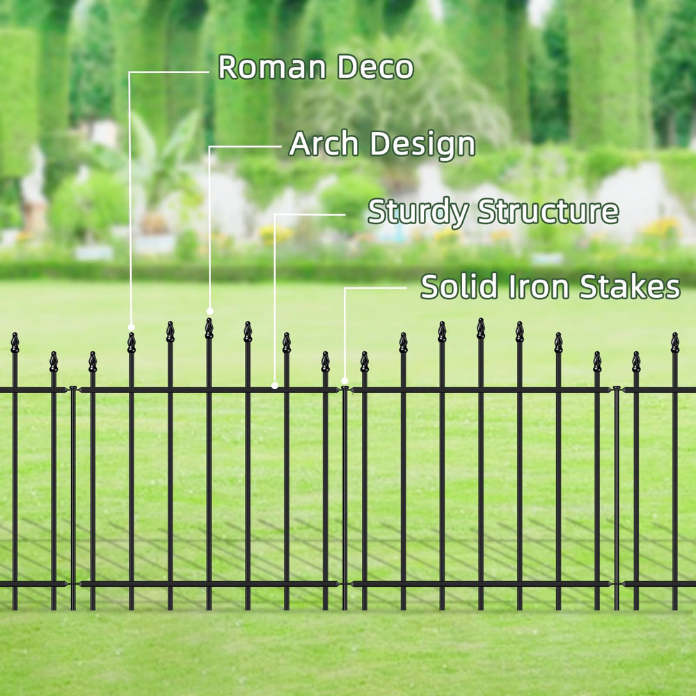 FOREHOGAR installed along pathway protecting plants and improving garden definition