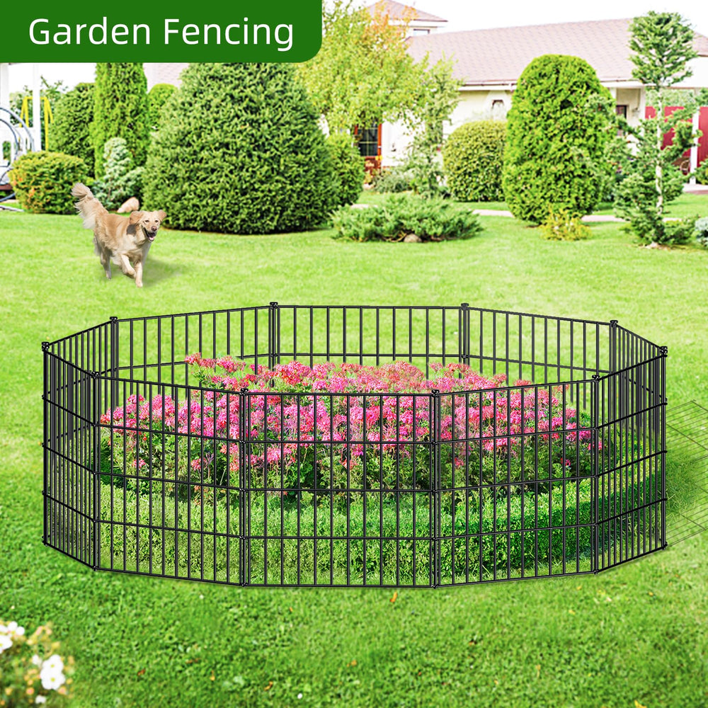 FOREHOGAR fence integrated in backyard scene, discreet curb appeal benefit