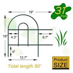 FOREHOGAR detail of arched panel tops adding ornamental garden edging appeal