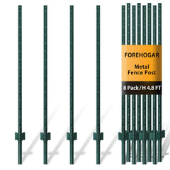 FOREHOGAR poste T frontal mostrando forma en U y color verde, instalación fácil