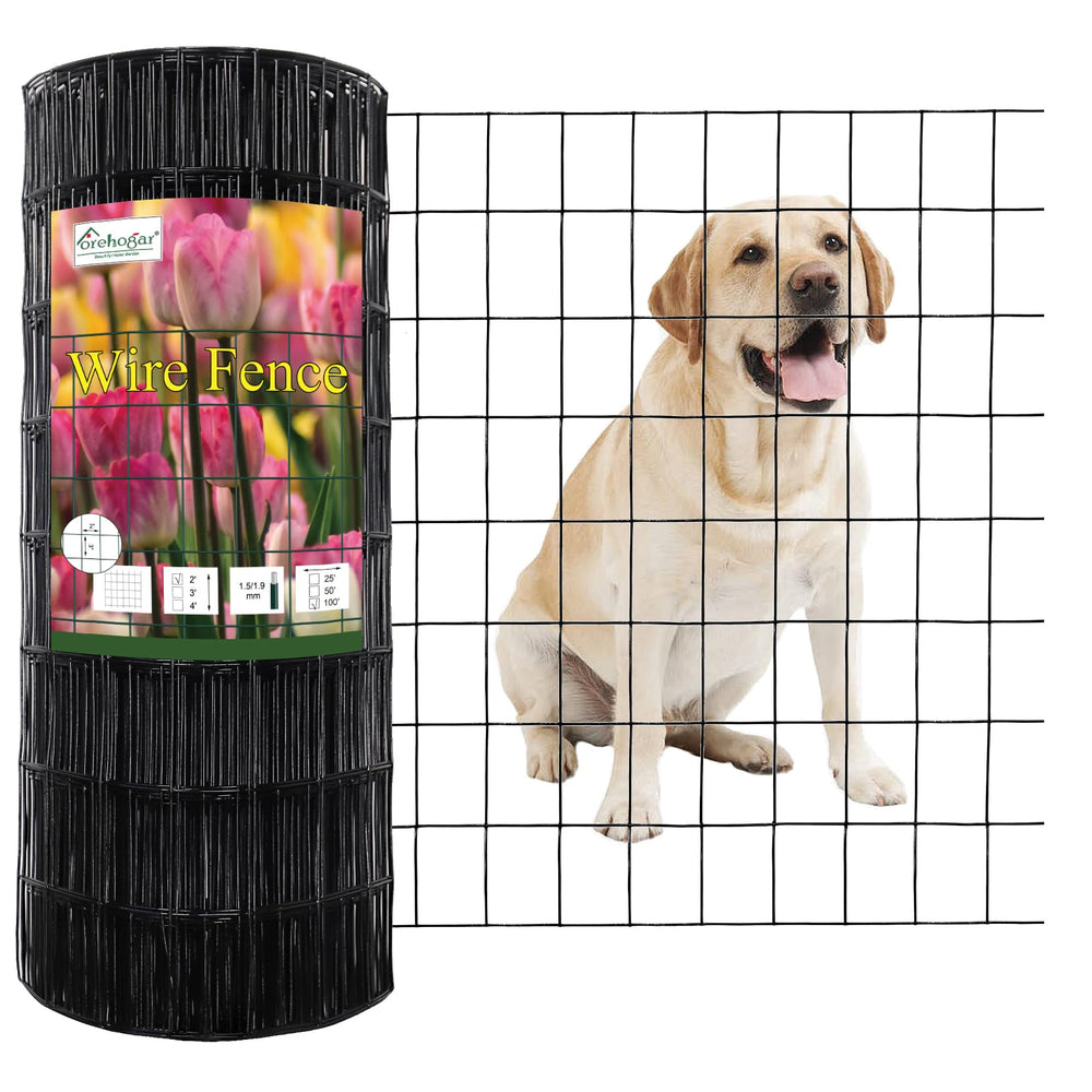 FOREHOGAR roll front view showing compact 24 inch by 100 foot fence for easy storage