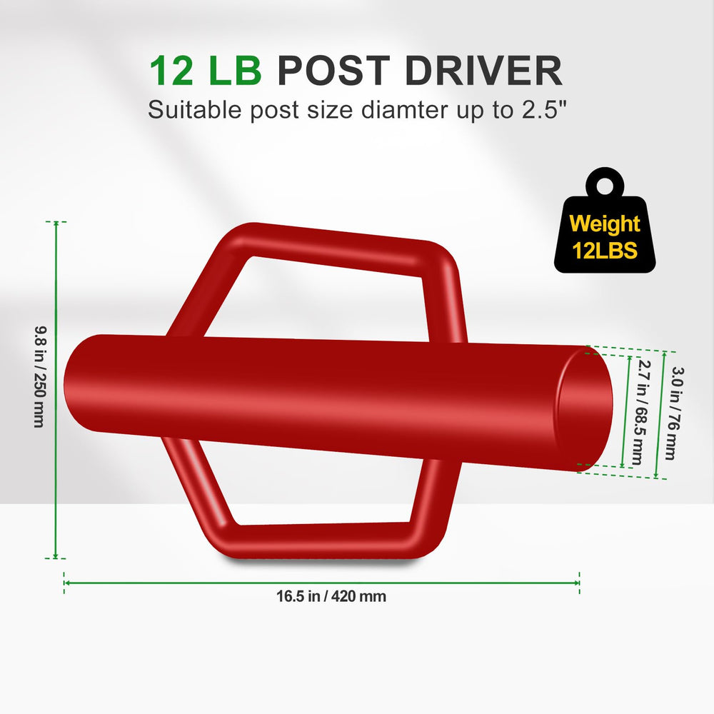 FOREHOGAR beside a T-post to show scale and compatibility for correct sizing