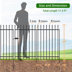 FOREHOGAR stake pushed into soil showing secure anchoring and stable panels