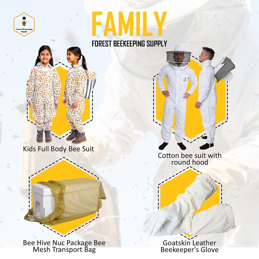 FOREST BEEKEEPING SUPPLY three-layer fabric texture for breathability
