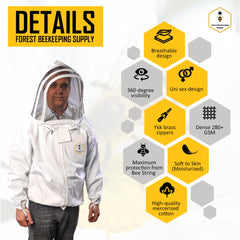 FOREST BEEKEEPING SUPPLY fencing veil close-up for clear visibility benefit