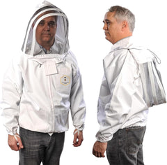FOREST BEEKEEPING SUPPLY fencing veil close-up showing clear mesh for unobstructed vision