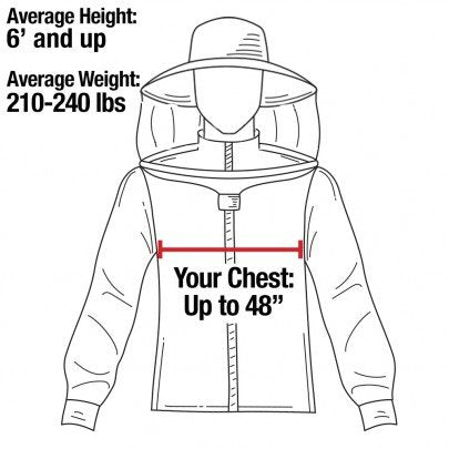 FOREST BEEKEEPING SUPPLY detachable round veil front profile providing clear face protection