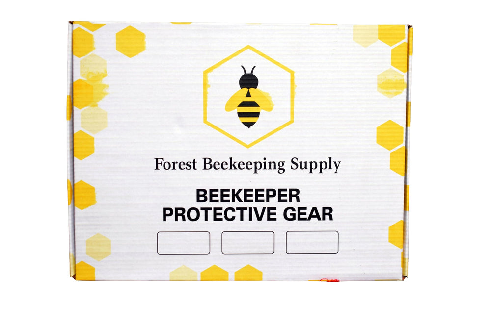 FOREST BEEKEEPING SUPPLY beekeeper wearing pants at hive demonstrating comfort and protection benefit