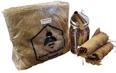 FOREST BEEKEEPING SUPPLY bag beside hive tool to show compact 2-pound scale