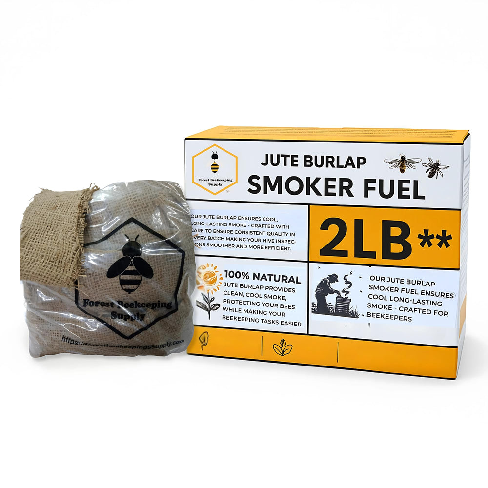 FOREST BEEKEEPING SUPPLY front packaging showing 2 lb bag and label benefits