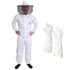 FOREST BEEKEEPING SUPPLY front view of full suit showing coverage and comfort