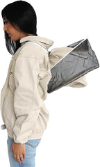 FOREST BEEKEEPING SUPPLY round mesh veil closeup for clear, safe visibility