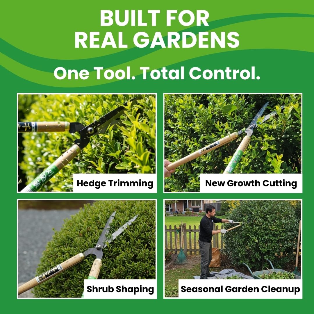 forest Originals Fujiwara lifestyle garden setting showing polished hedge results