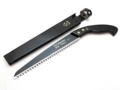 forest Originals saw front view showing blade and wooden handle for precise cuts