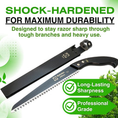 forest Originals wooden sheath protecting blade for safe storage and transport