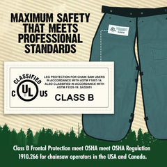 FORESTER deep utility pocket packed with tools for on-site convenience