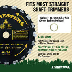 FORESTER close-up of chainsaw teeth detailing sharp edges for fast cutting