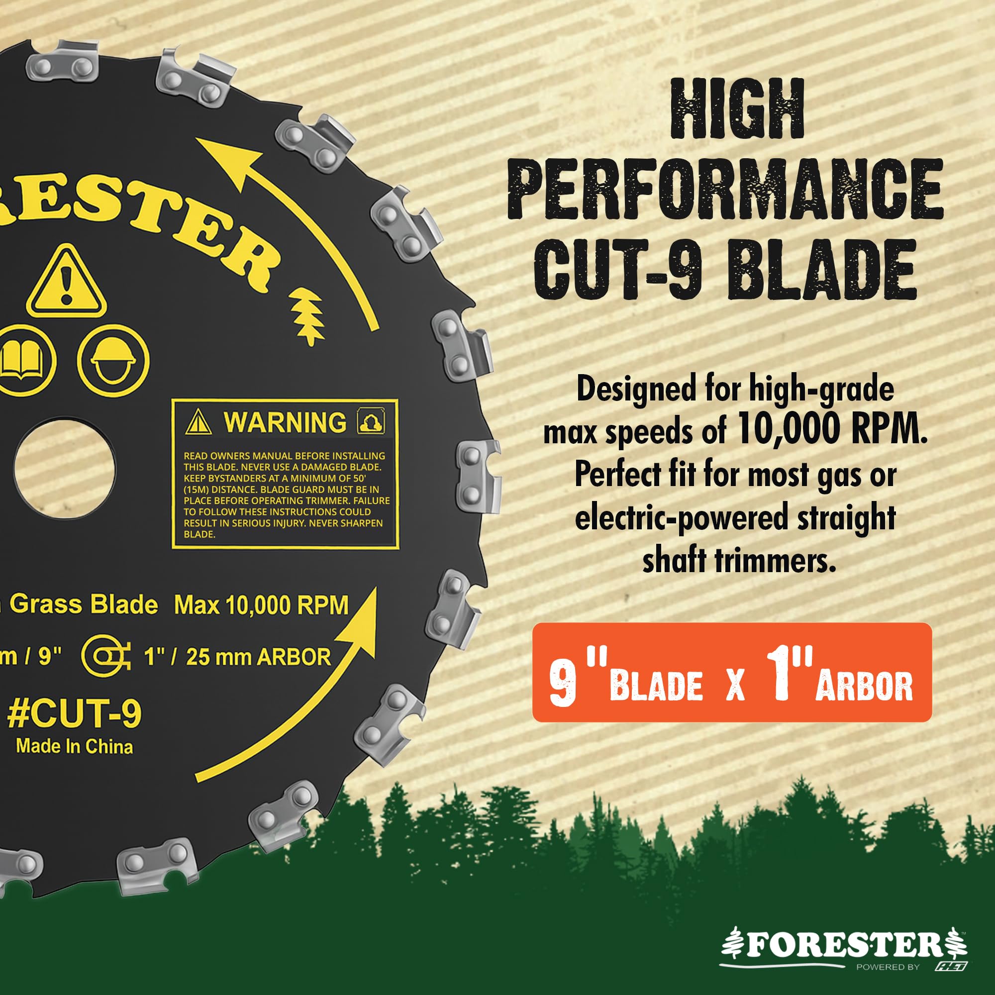 FORESTER mounting hardware detail displaying collar nut and rider plate fit