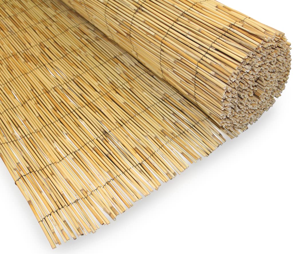 FOREVER BAMBOO texture detail of peeled reed highlighting natural warmth and grain