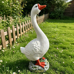 FOREVJHMM front view porch goose adding welcoming charm
