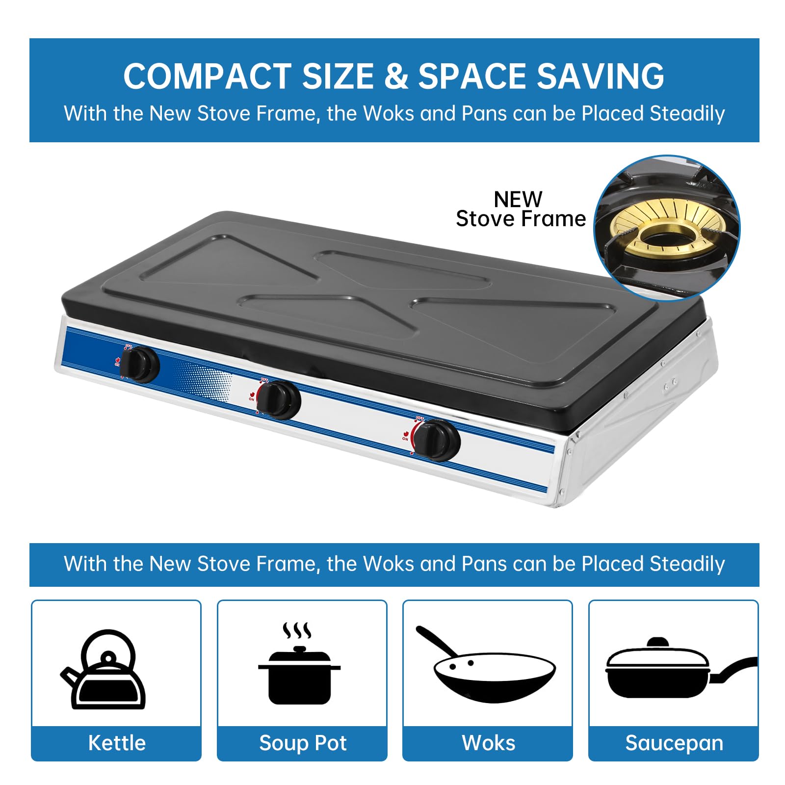 forimo draft-proof cover and accessories with CSA-approved regulator for safe storage and hookup