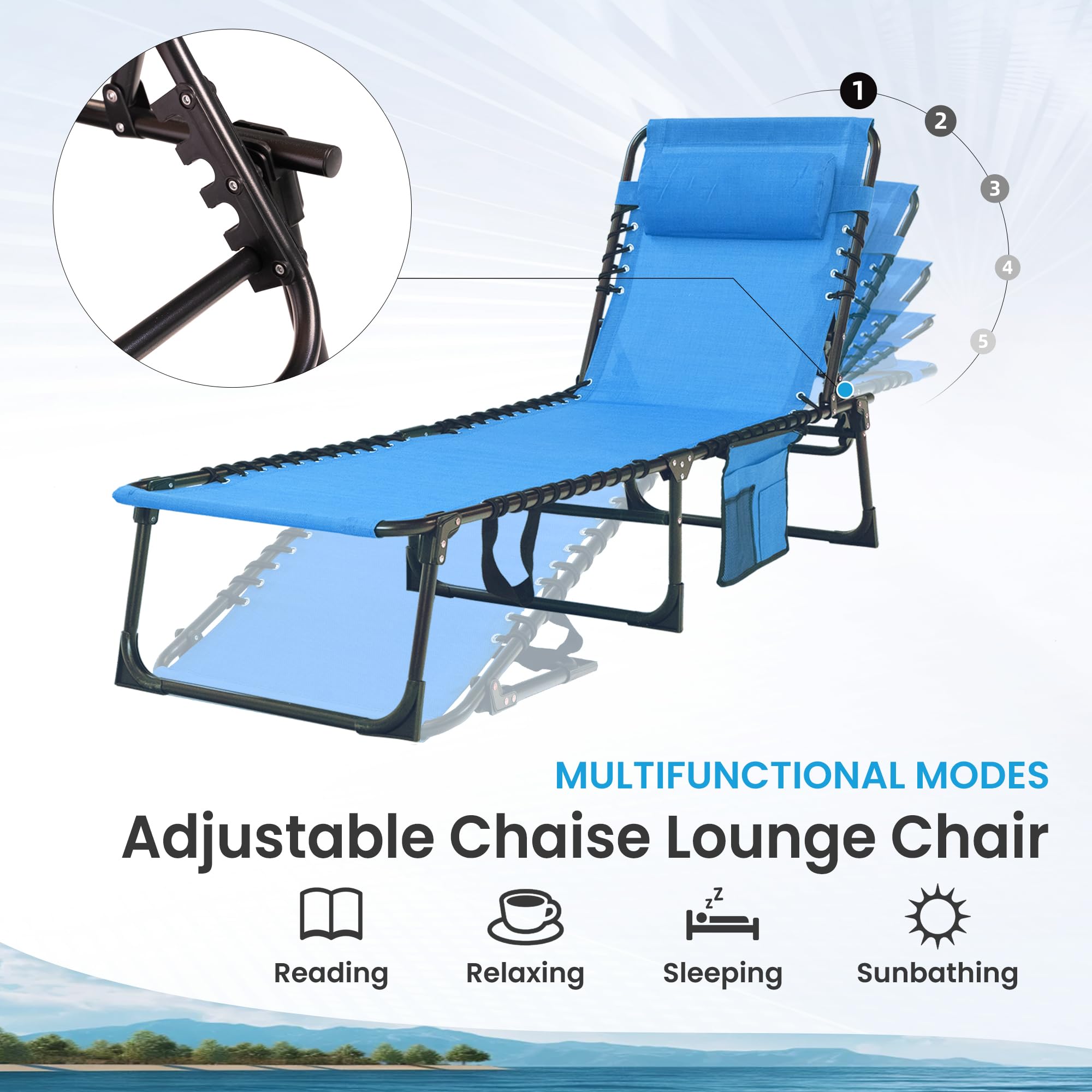 foristrail frame and legs highlighting rust-proof aluminum and steel reinforcement