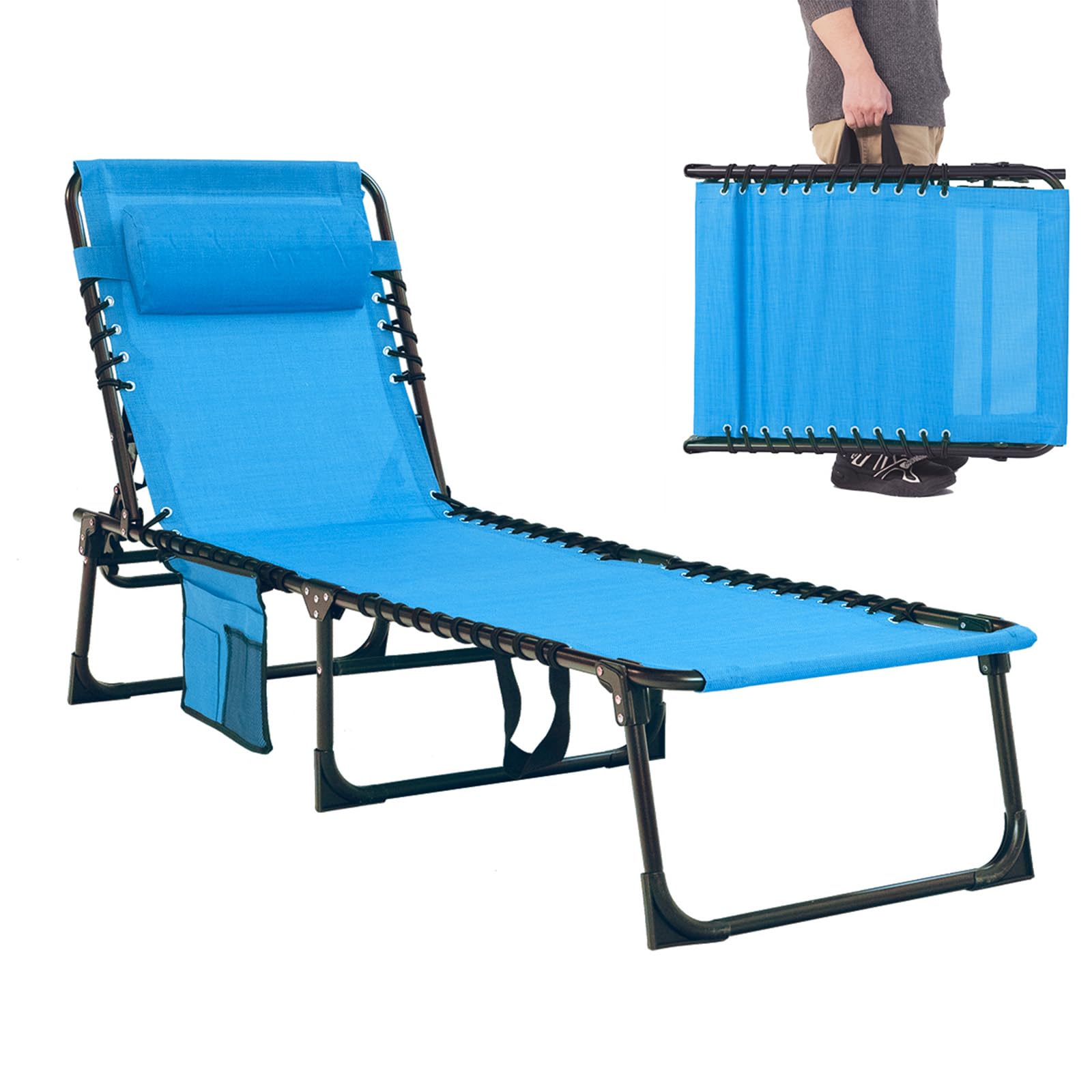 Foristrail front view showing full chair and comfortable angle support