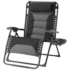 Foristrail front view of oversized chair showing roomy seat and comfort