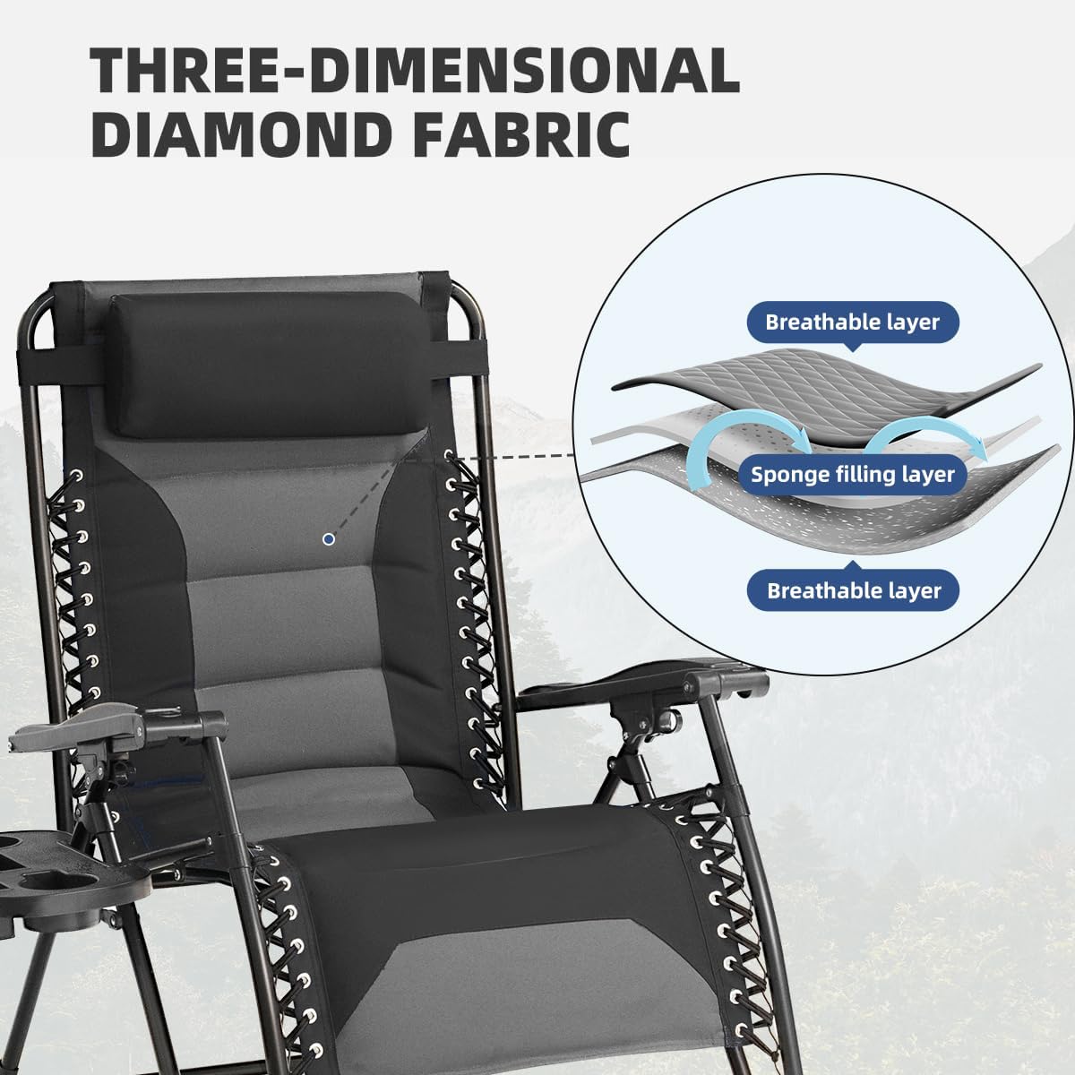 Foristrail powder-coated steel frame and double X-brace for stability