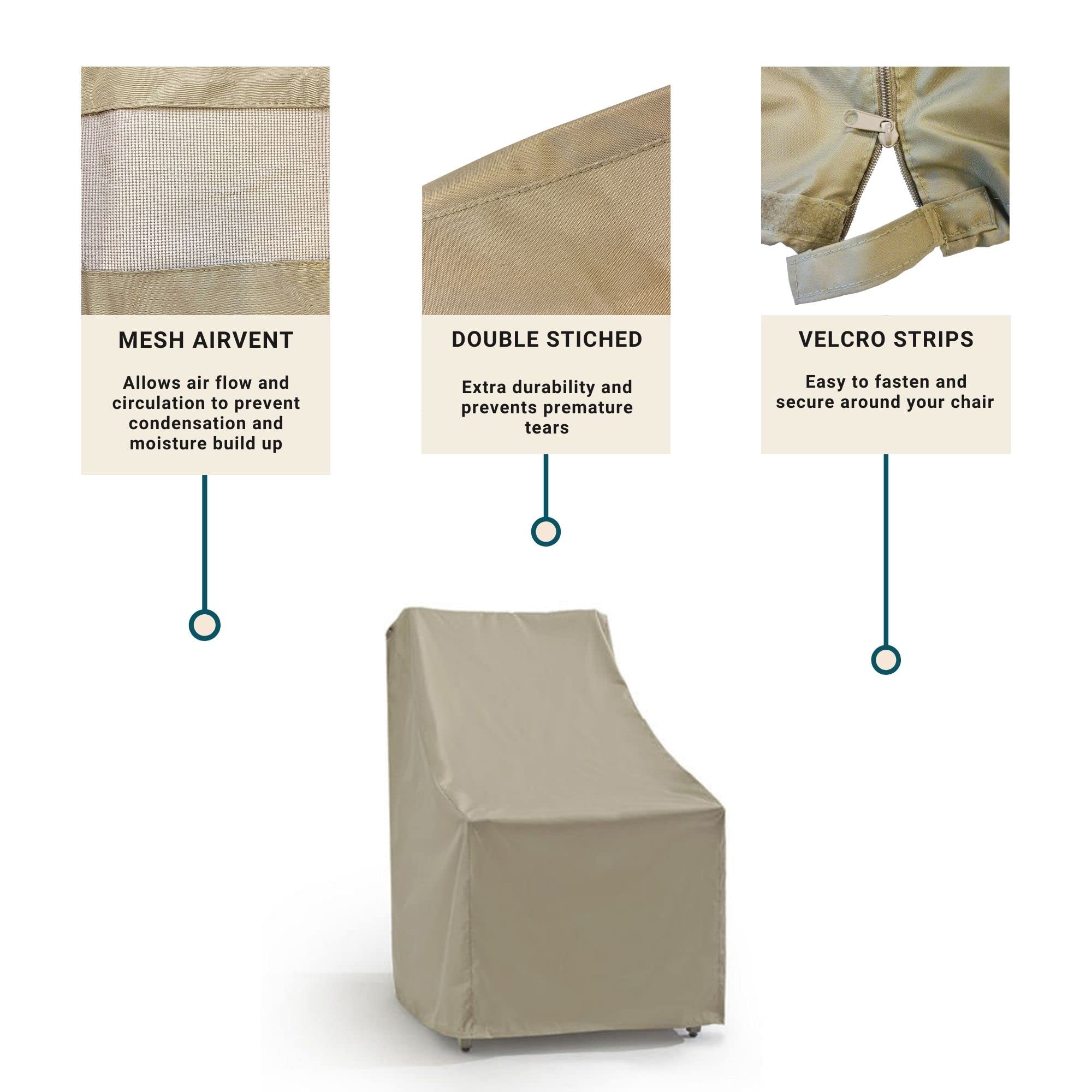 Formosa Covers fabric close-up showing 300x300 denier texture and durability
