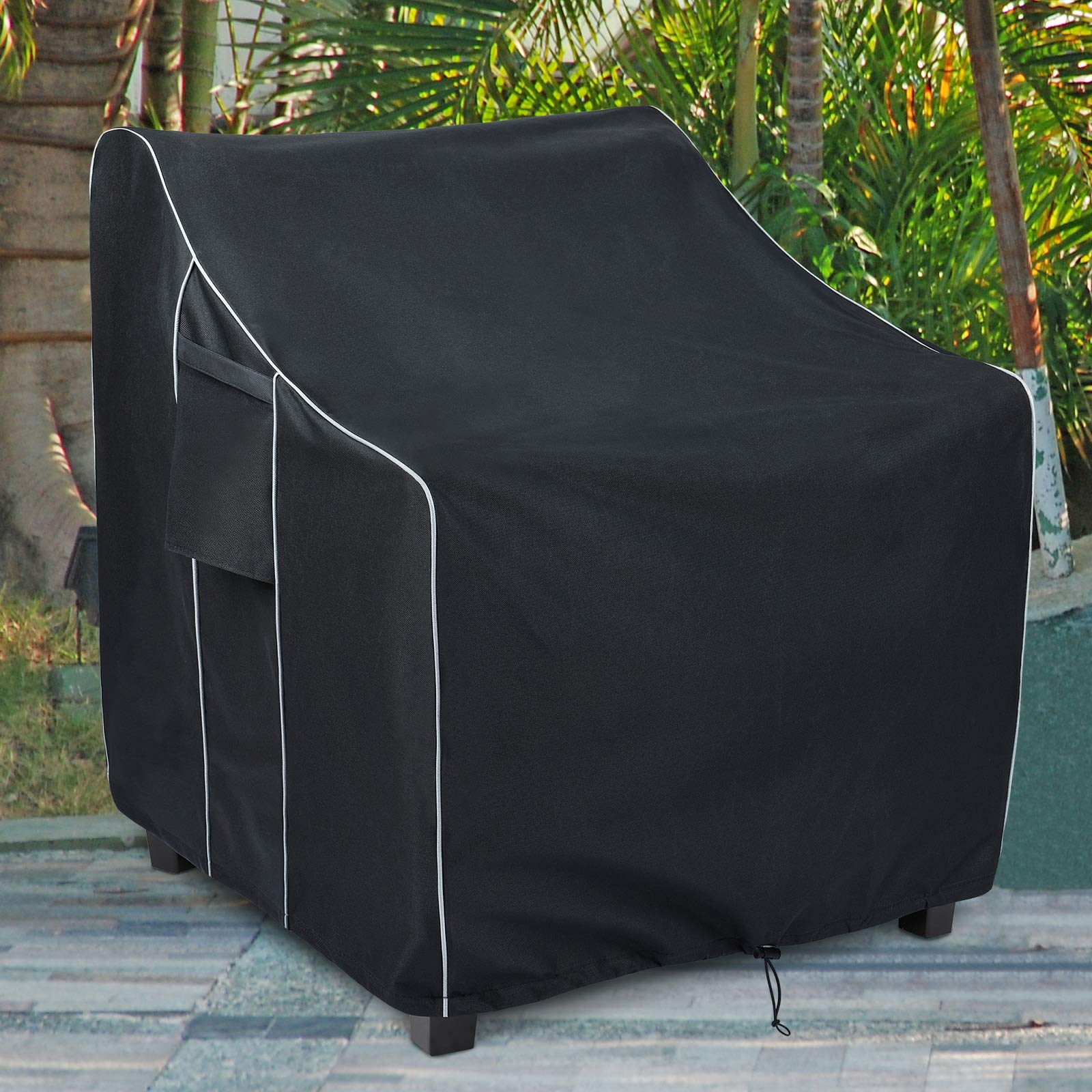 FORSPARK cover fitted to rocking chair showing versatile chair compatibility