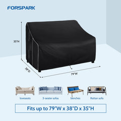 FORSPARK close-up of Oxford fabric texture highlighting durable tear resistance