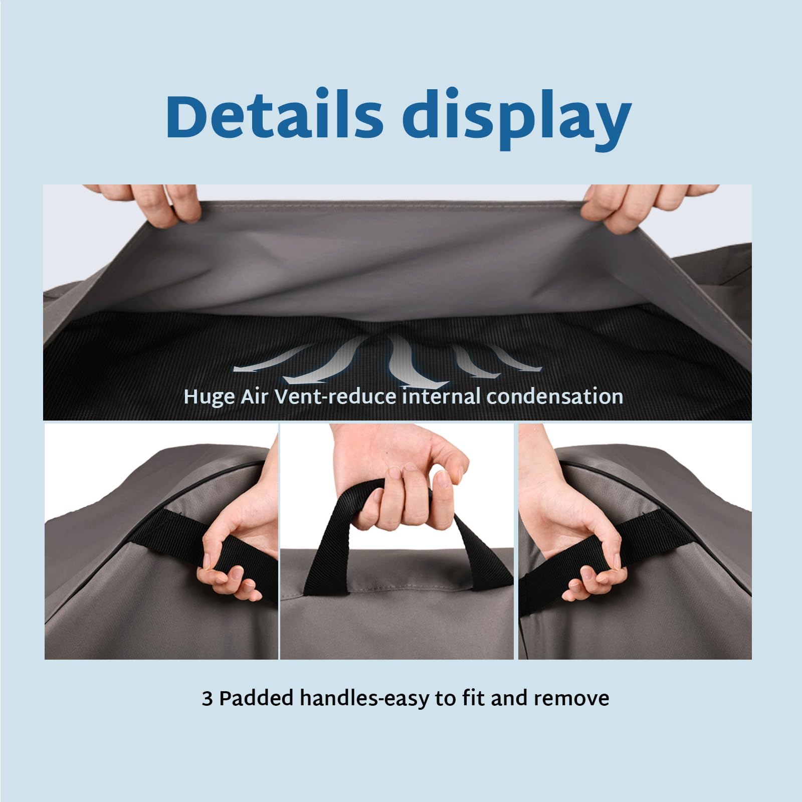 FORSPARK cover beside chair showing size fit and measurement guidance