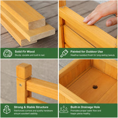 FORTUNO fir wood texture detail highlighting durable grain and protective finish