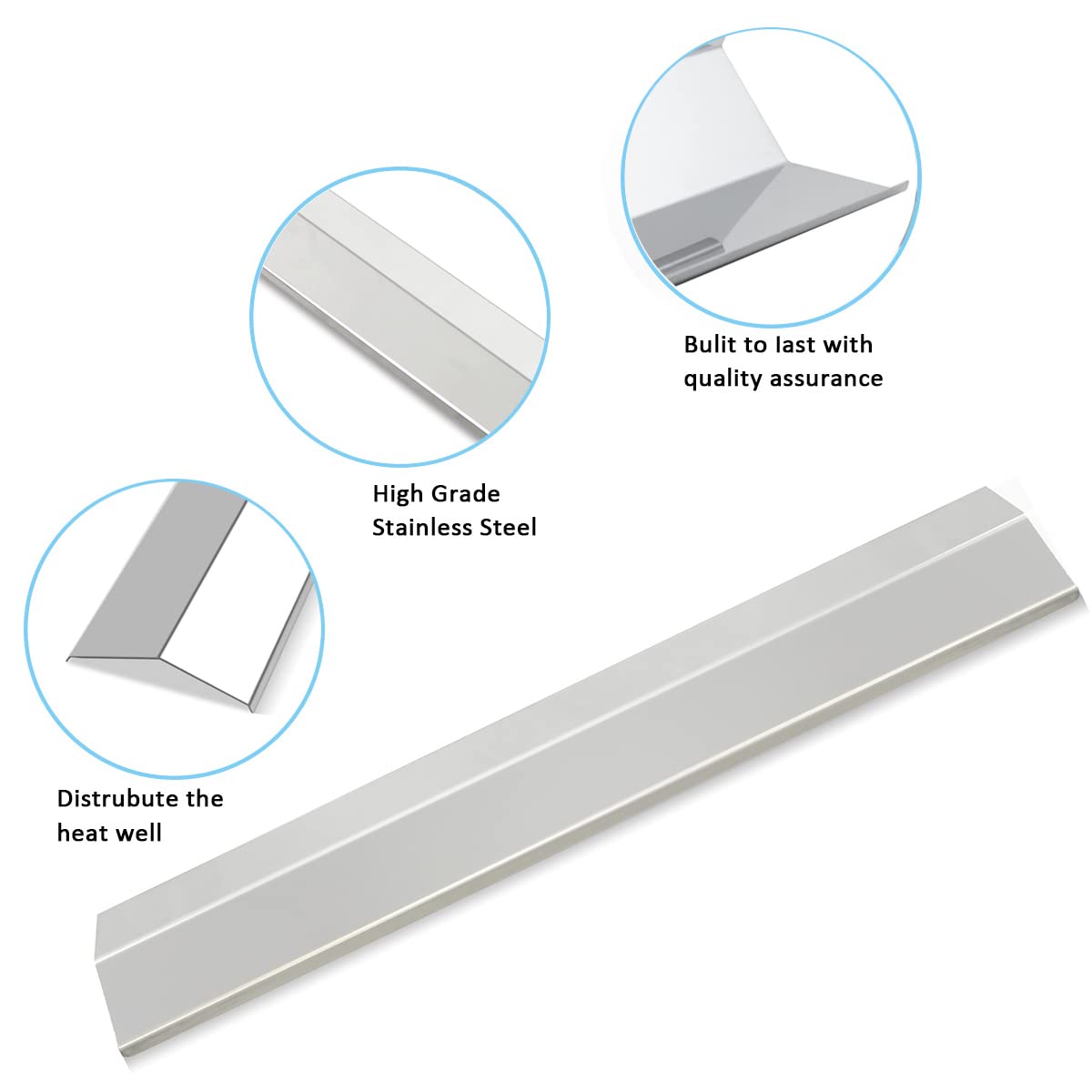 FORYEYC adjustable crossover tube demonstrating length range for proper flame balance