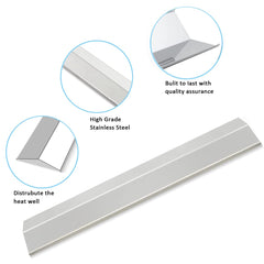 FORYEYC adjustable crossover tube demonstrating length range for proper flame balance