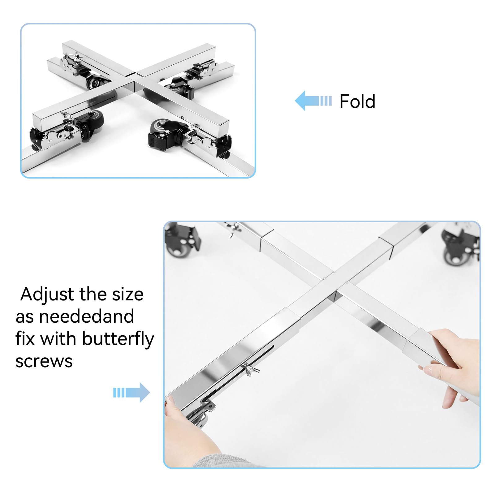 FORYEYC folded flat for compact storage and easy transport benefit