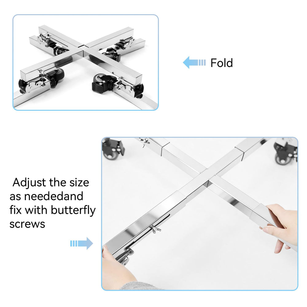 FORYEYC folded flat for compact storage and easy transport benefit