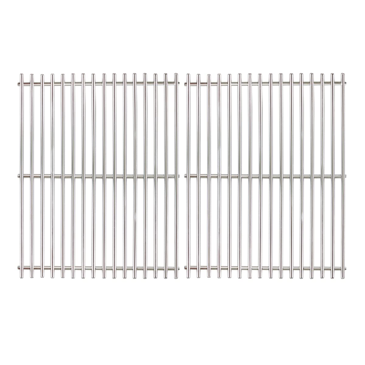 FORYEYC front view of replacement grates showing fit and finish for Weber Spirit
