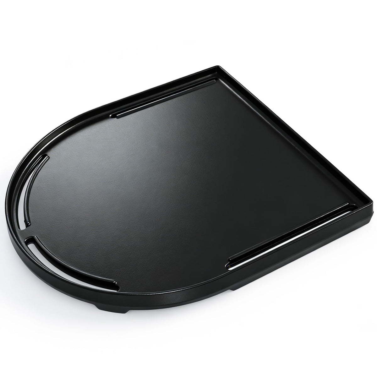 FORYEYC front view griddle showing full flat cooking area and fit