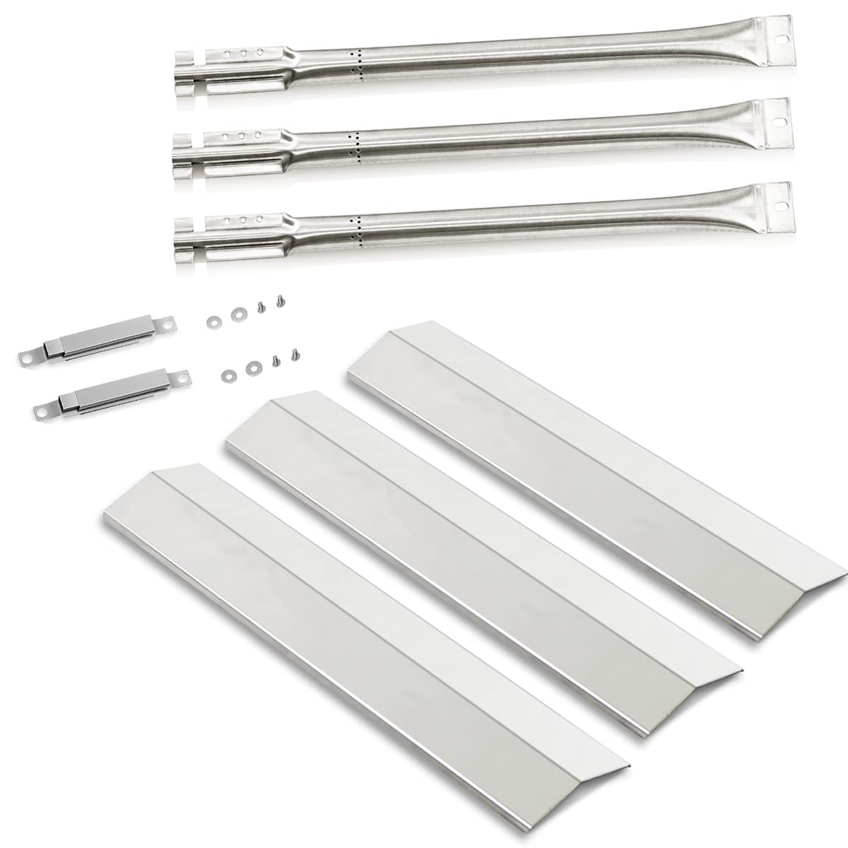 FORYEYC front view of replacement heat plates and burners showing complete kit benefits