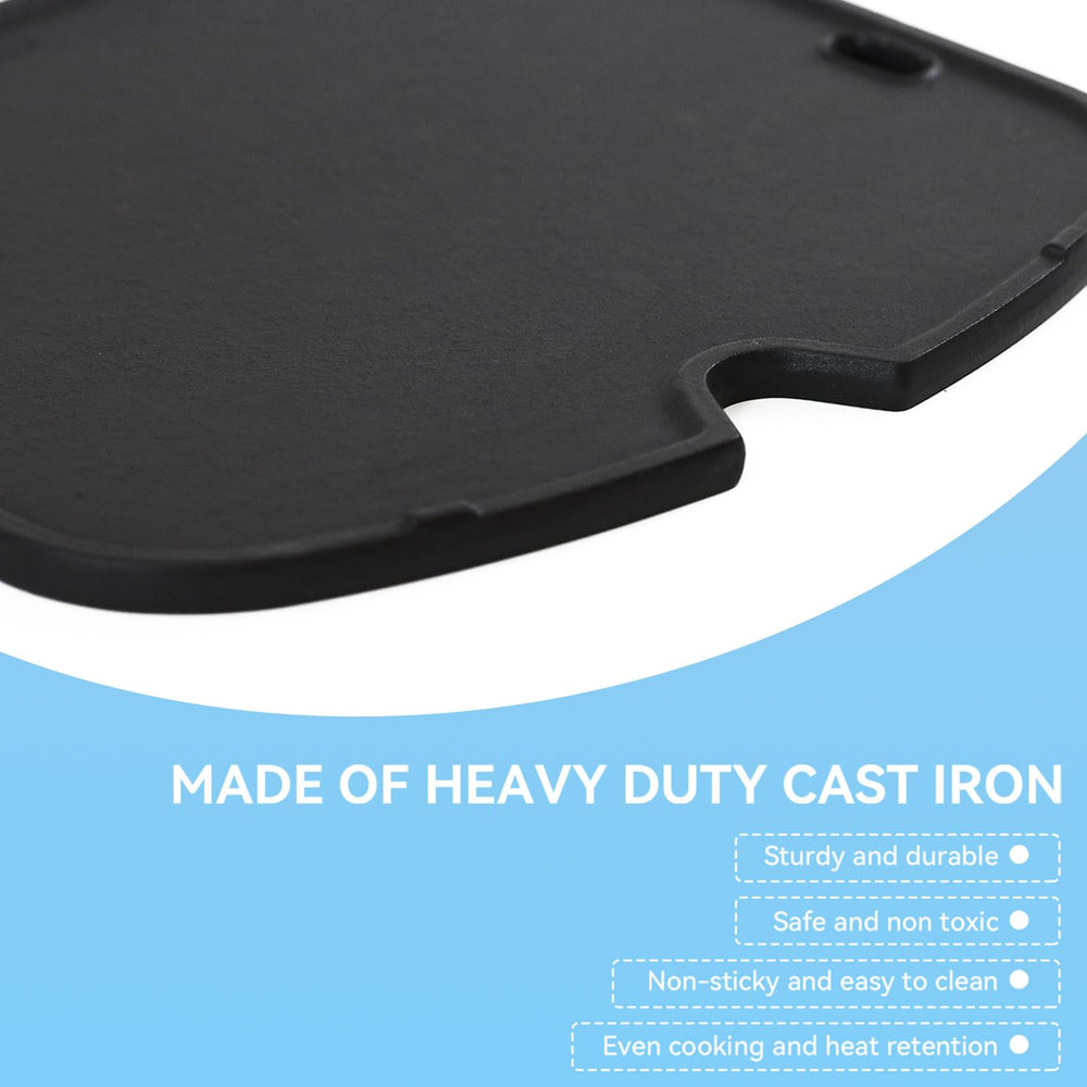 FORYEYC raised edge rim detail keeping grease contained during cooking