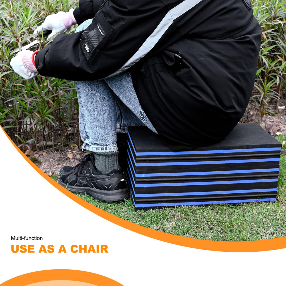 FOSHIO placed on gravel showing durable, non-slip outdoor use