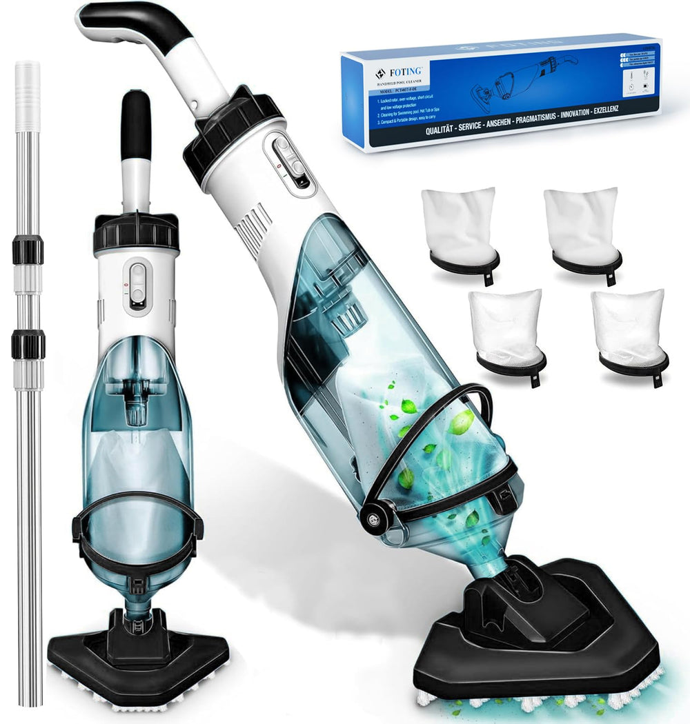FOTING front view showing unit and packaging, clear contents for quick setup